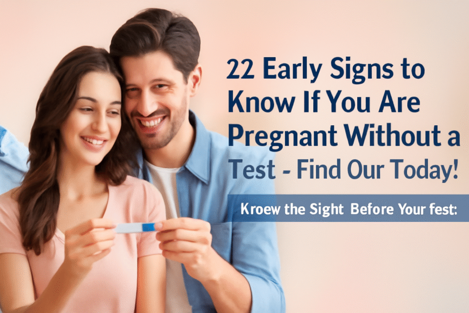 How to Know You’re Pregnant Without Taking a Test?