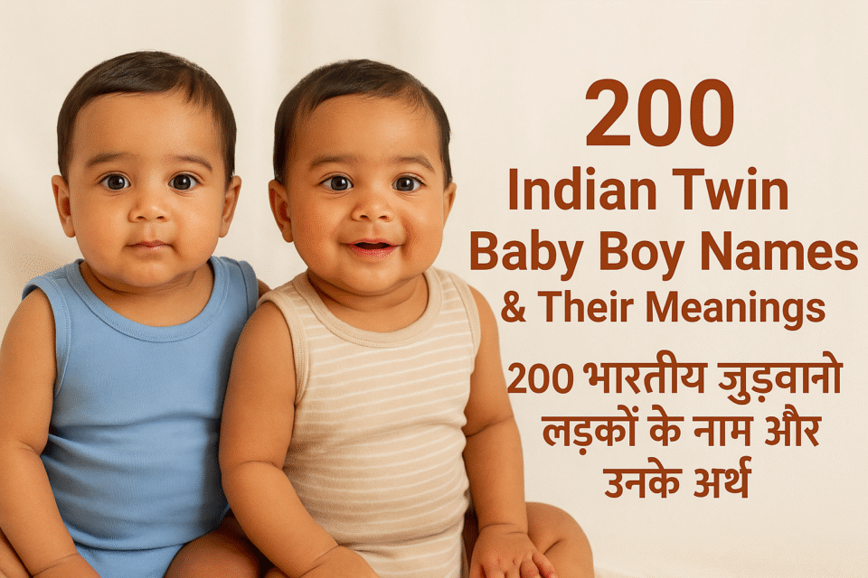 200 Indian Twin Baby Boy Names & Their Meanings