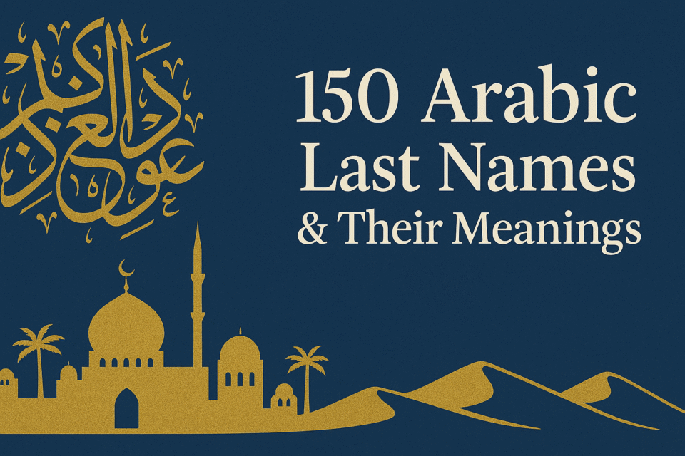 Arabic Last Names