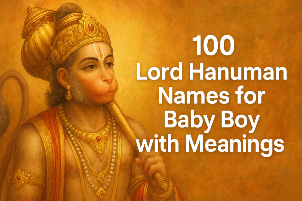 Hanuman names for baby boys